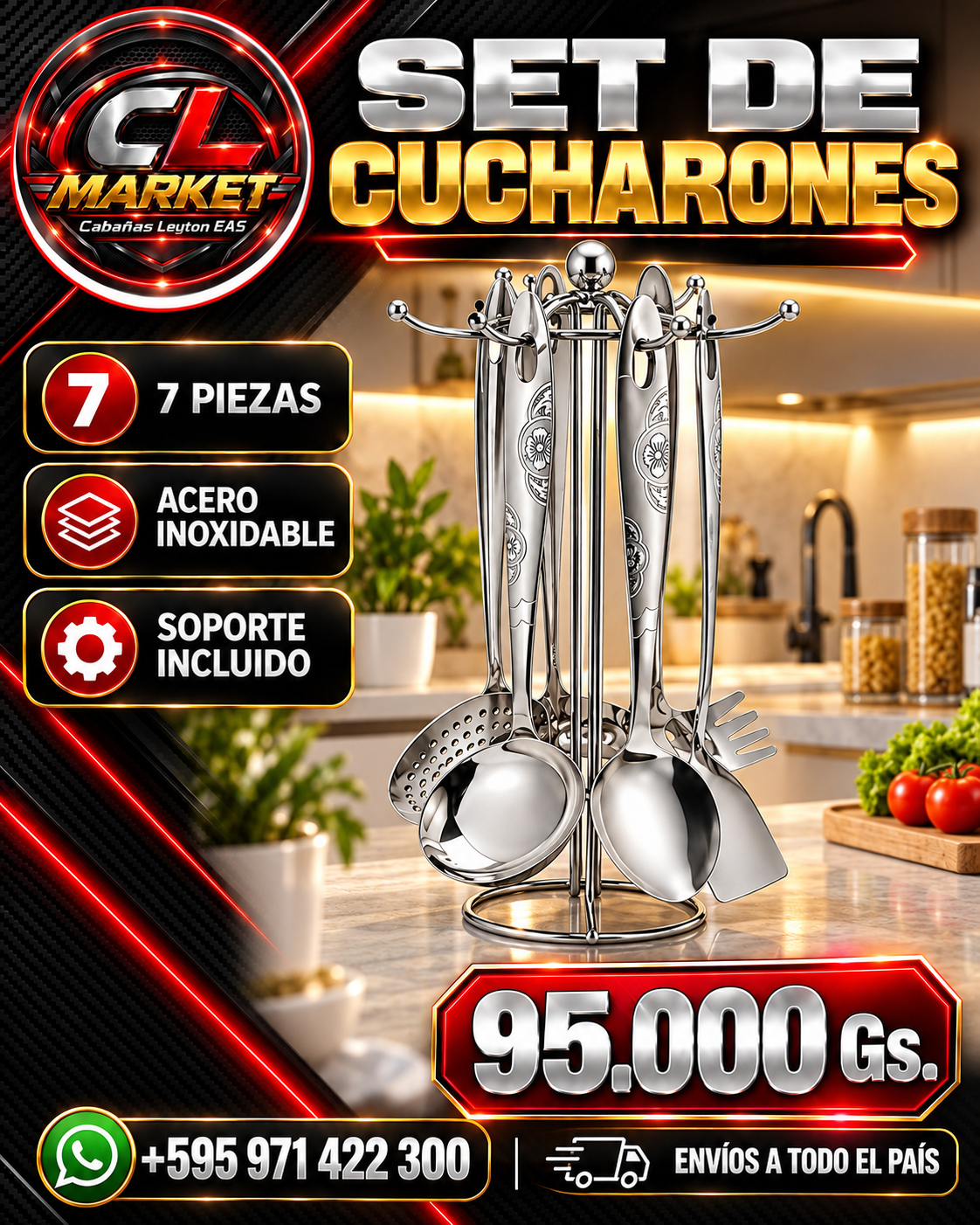 Set de cucharones
